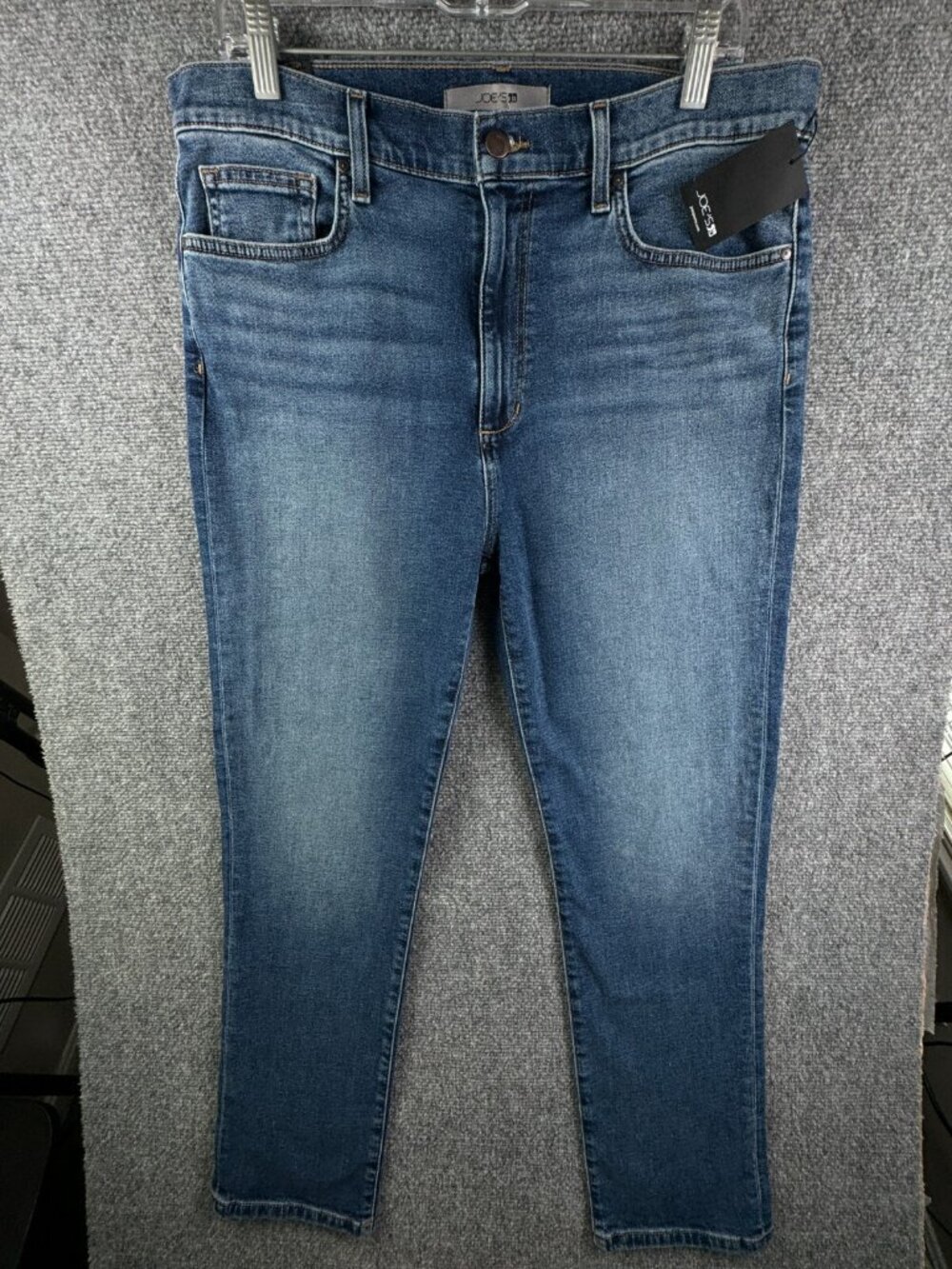 NWT Joe's Jeans High Rise Straight Ankle Jeans Size 32 Blue Ladies Cotton Blend